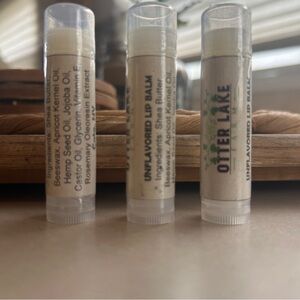 Otter Lake Unflavored Lip Balm Trio